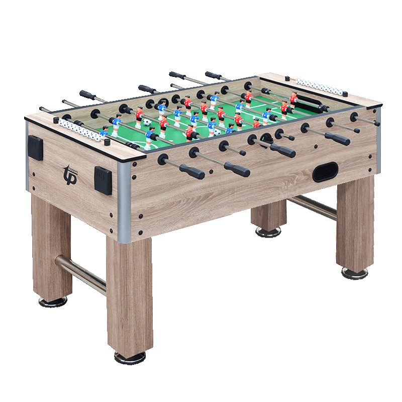 โต๊ะโกล์ โต๊ะฟุตบอลมือหมุน POOL BILLIARD รุ่น V.1  ลายไม้_0